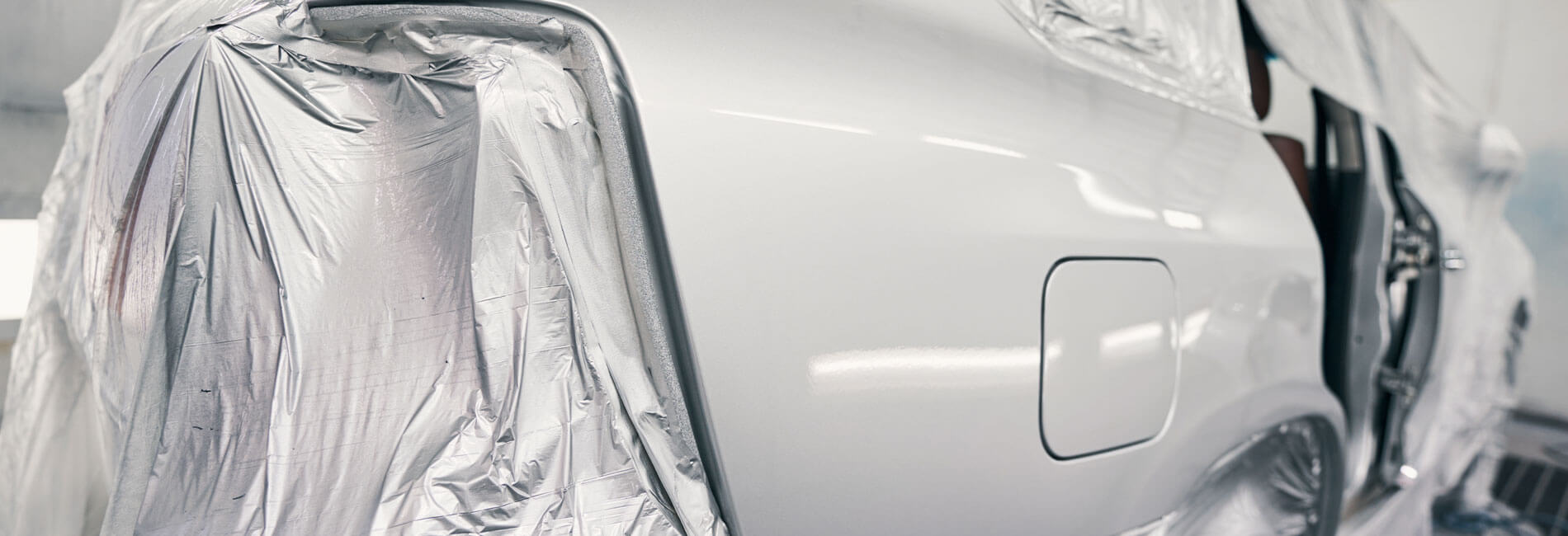 Car Being Painted