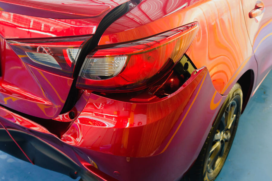 Rear Bumper Damaged